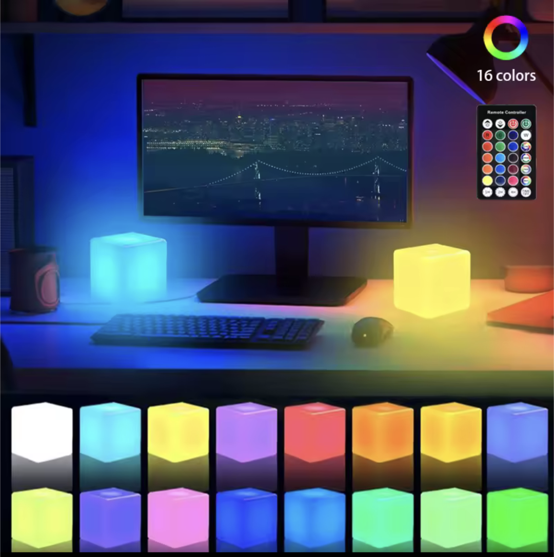 Lunvoria™ LED Ambience Cubes – Light Your Mood